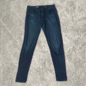 AG high rise skinny jeans